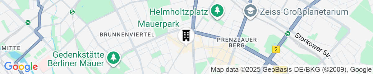 Map for Hotel Oderberger Berlin