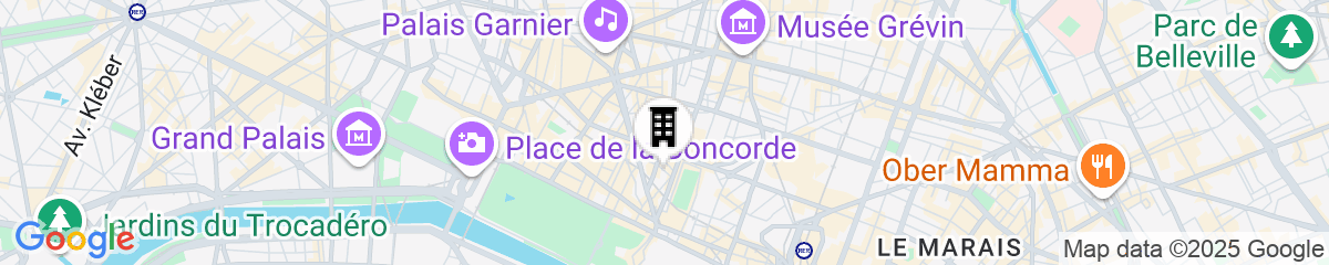 Map for Hotel Therese