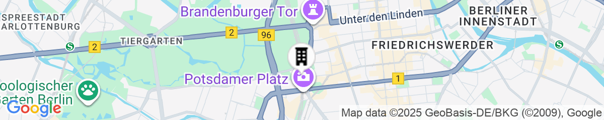 Map for Berlin Marriott Hotel