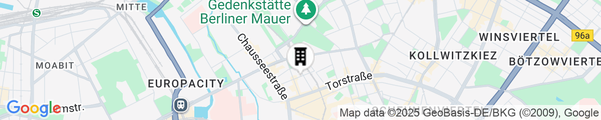 Map for Honigmond Boutique Hotel Berlin - Mitte