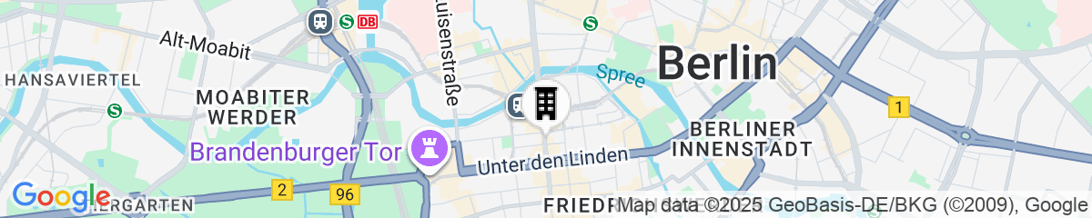 Map for Maritim proArte Hotel Berlin