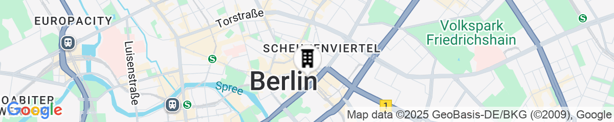 Map for Motel One Berlin - Hackescher Markt