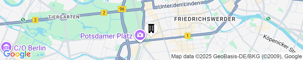 Map for Motel One Berlin - Potsdamer Platz