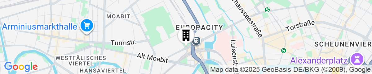 Map for Motel One Berlin - Hauptbahnhof