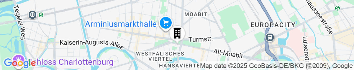 Map for harry's home Berlin-Moabit hotel & apartments