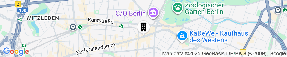 Map for Hotel Bristol Berlin