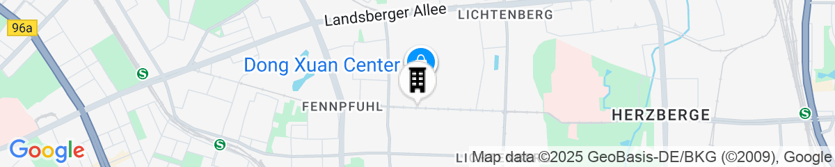 Map for H24 Berlin Lichtenberg