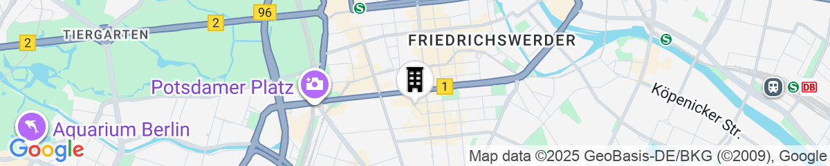 Map for Hotel Gat Point Charlie Berlin