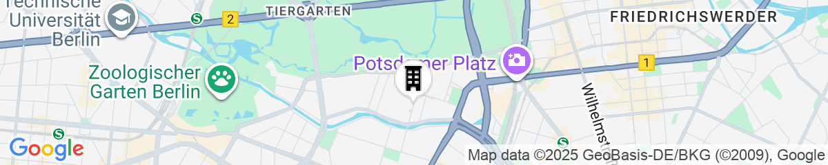 Map for JW Marriott Hotel Berlin