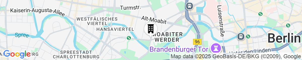 Map for Motel One Berlin Bellevue