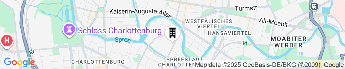 Map for Holiday Inn - the niu, Flash Berlin Charlottenburg by IHG