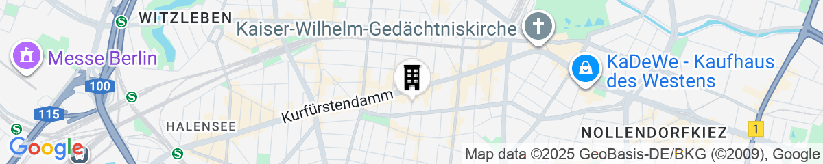 Map for Hotel Elba am Kurfürstendamm - Design Chambers