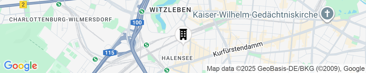 Map for Aspria Berlin Ku’damm – Sport & Spa