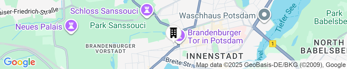 Map for Hotel am Luisenplatz