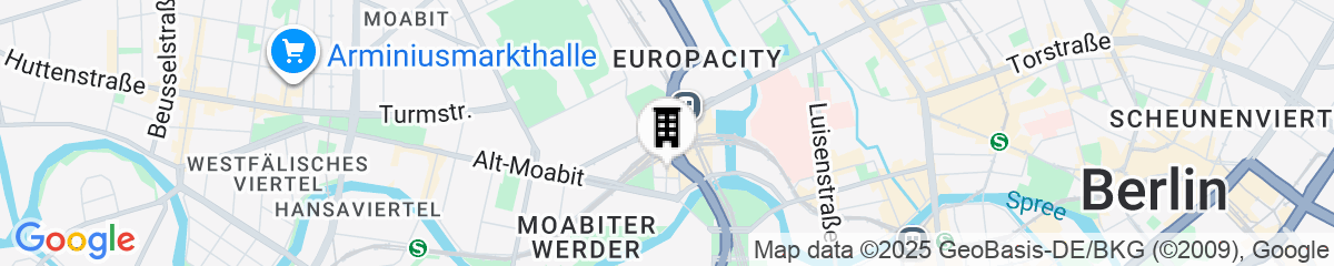 Map for IntercityHotel Berlin Hauptbahnhof