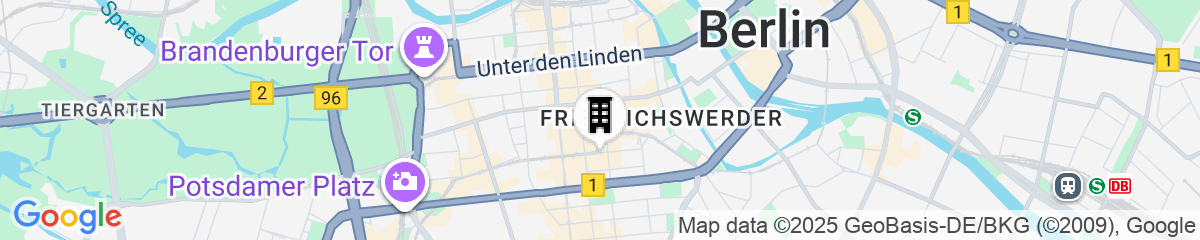 Map for Hilton Berlin