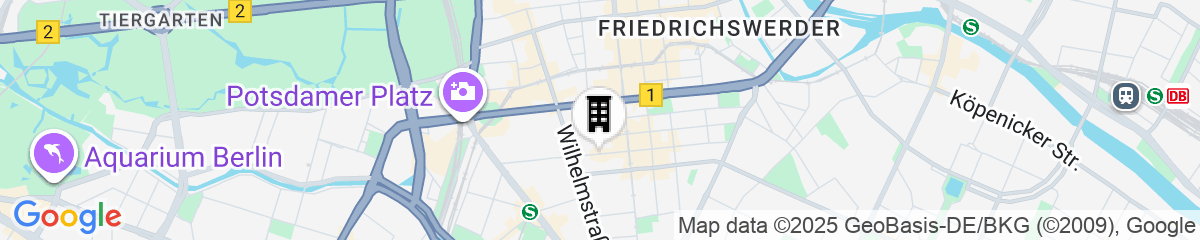 Map for Wilde Aparthotels, Berlin, Checkpoint Charlie