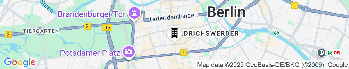 Map for The Mandala Suites Berlin