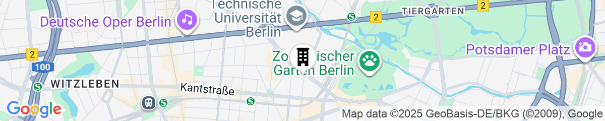 Map for smartments Berlin City-West