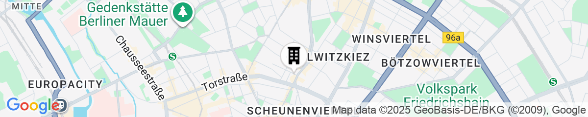 Map for Schoenhouse Berlin City Street