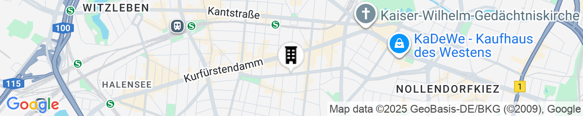 Map for Aparthotel Adagio Berlin Kurfürstendamm