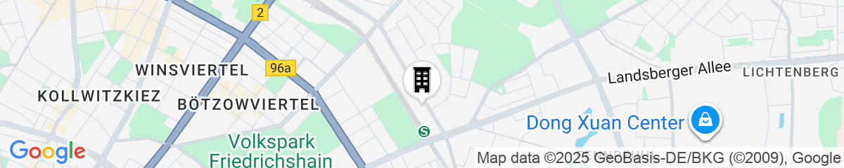 Map for smartments Berlin Prenzlauer Berg