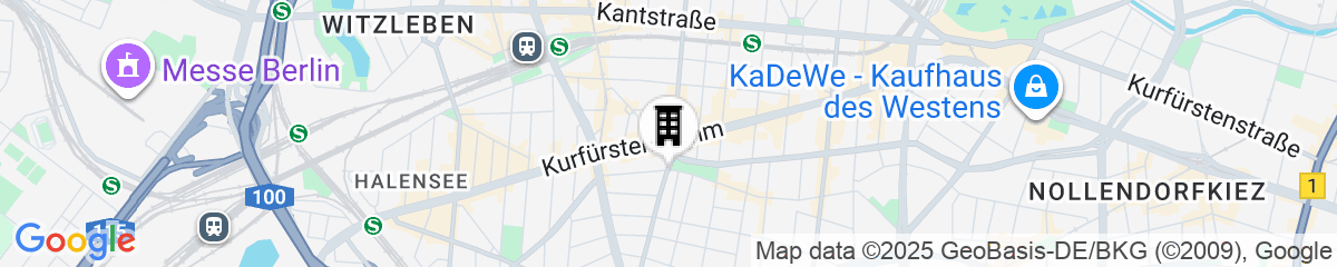 Map for Citadines Kurfürstendamm Berlin