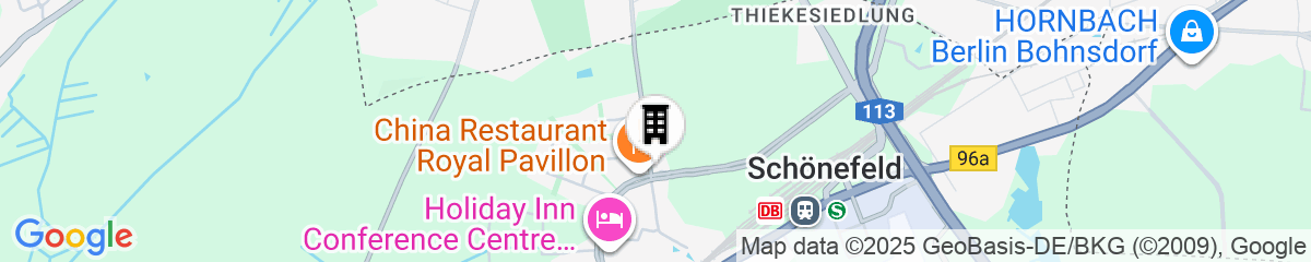 Map for Motel Plus Schönefeld