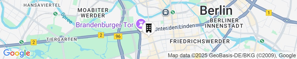 Map for Apartments am Brandenburger Tor