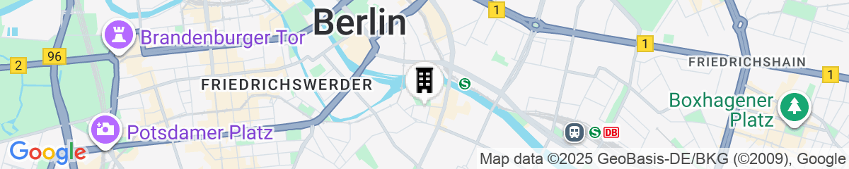 Map for Nena Apartments Metropolpark Berlin -Mitte