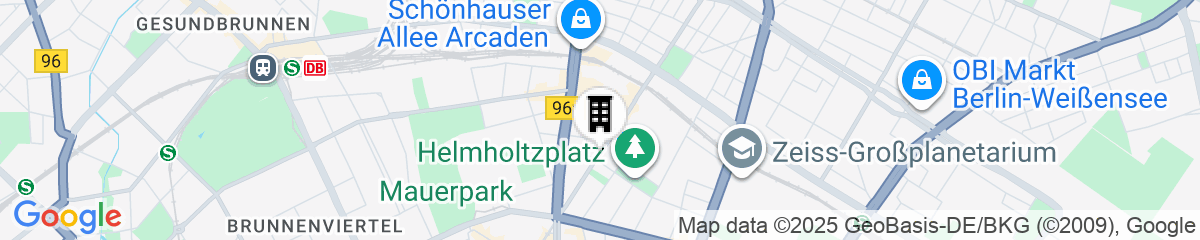 Map for Old Town Hostel Berlin