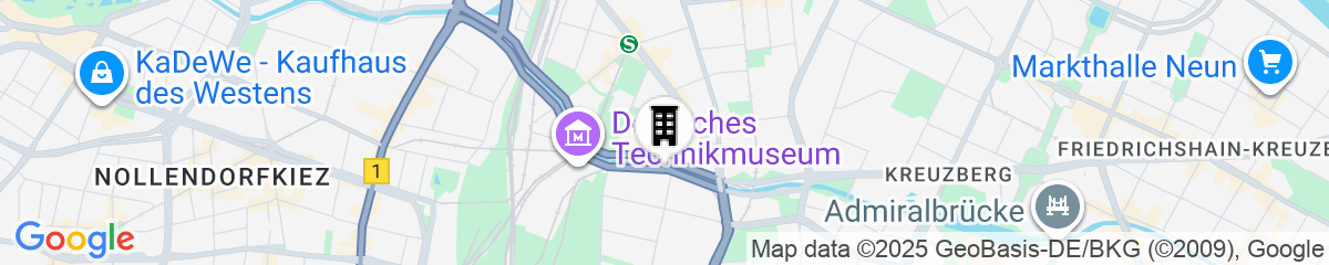 Map for Grand Hostel Berlin Classic