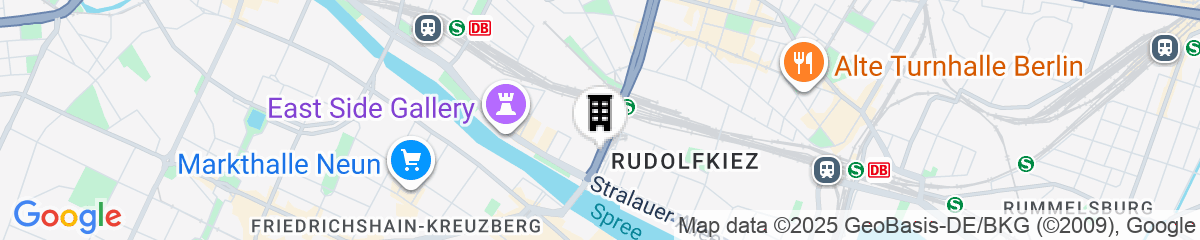 Map for Industriepalast Hostel Berlin