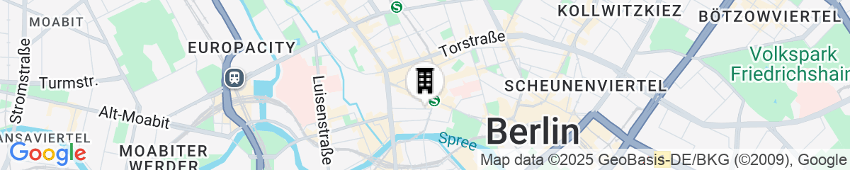 Map for Heart of Gold Hostel Berlin