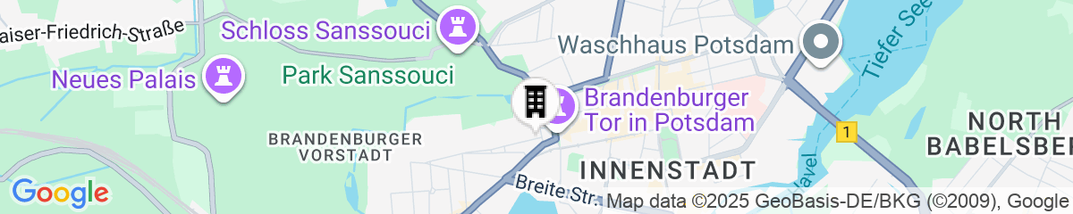 Map for Bed & Breakfast am Luisenplatz