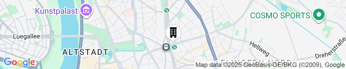 Map for Hotel Windsor