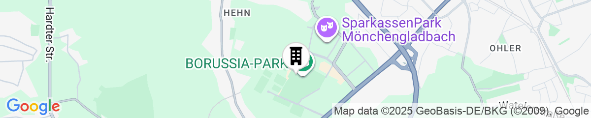 Map for H4 Hotel Mönchengladbach im BORUSSIA-PARK
