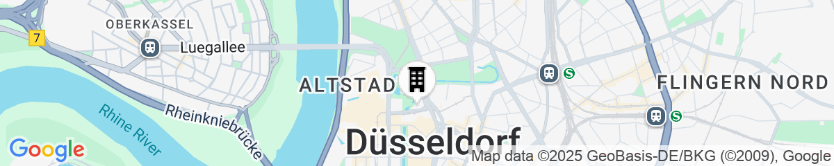 Map for The Cloud One Düsseldorf-KöBogen