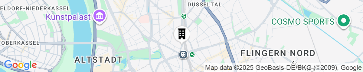 Map for 25hours Hotel Das Tour