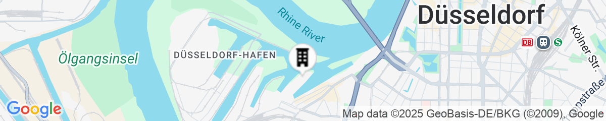 Map for Hyatt Regency Düsseldorf