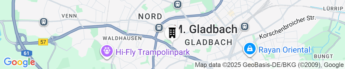 Map for Holiday Inn - the niu, Stream Monchengladbach by IHG