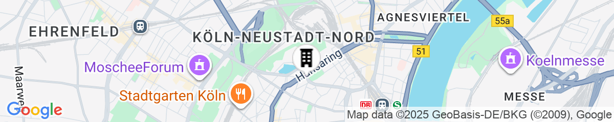 Map for Motel One Köln - Mediapark