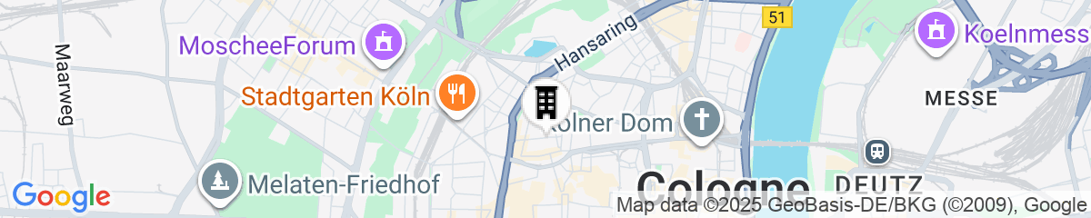 Map for 25hours Hotel The Circle