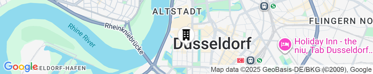 Map for Ruby Luna Hotel Düsseldorf