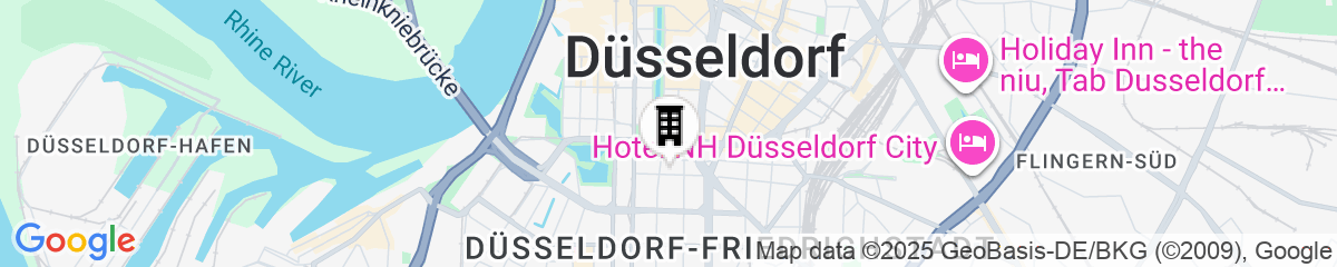 Map for Ruby Leni Hotel Dusseldorf