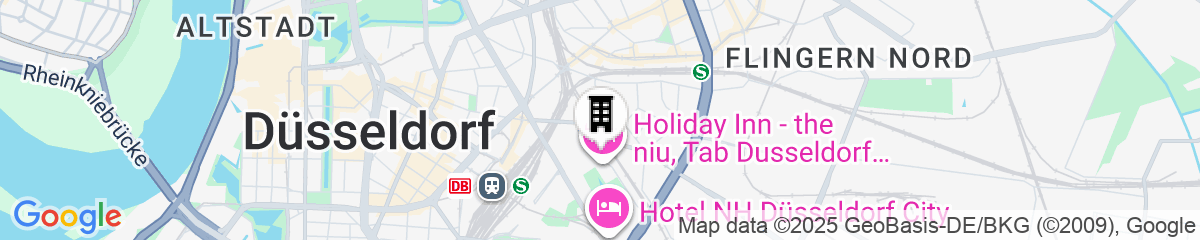 Map for Holiday Inn Express Düsseldorf – Hauptbahnhof by IHG