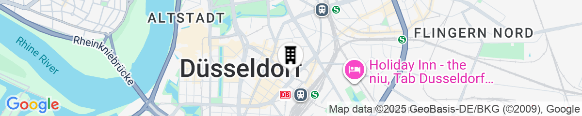 Map for Motel One Düsseldorf - Hauptbahnhof