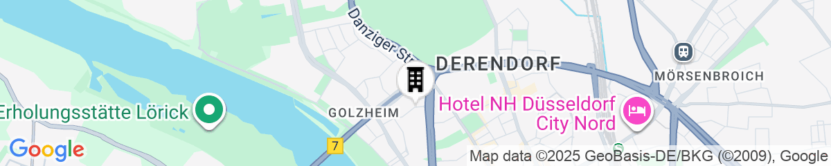Map for Hilton Düsseldorf