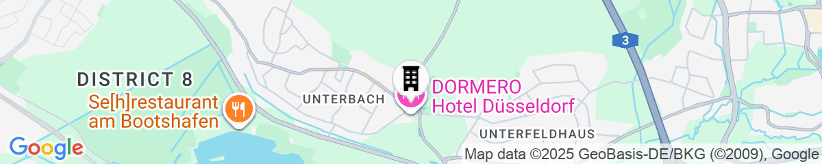 Map for DORMERO Hotel Düsseldorf