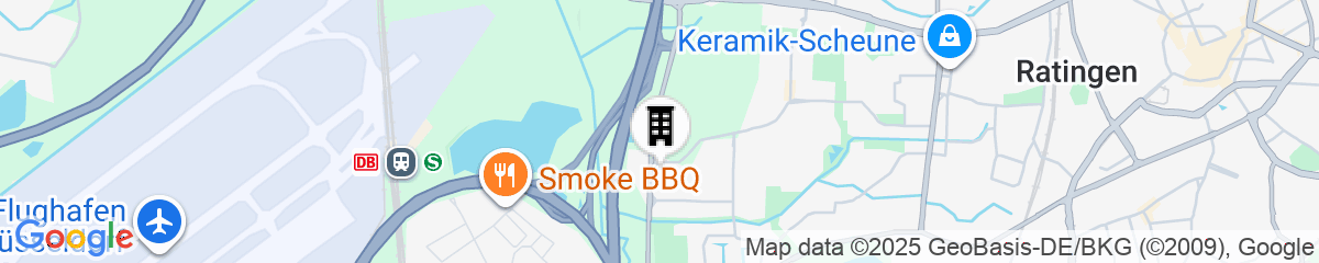 Map for Friends Hotel Düsseldorf Airport